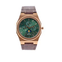 Load image into Gallery viewer, Mansa Rose Gold - Royal Green
