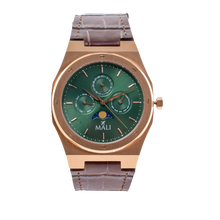 Load image into Gallery viewer, Mansa Rose Gold - Royal Green
